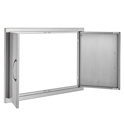 Lauko virtuvės durelės VEVOR B007S, 838x558 mm