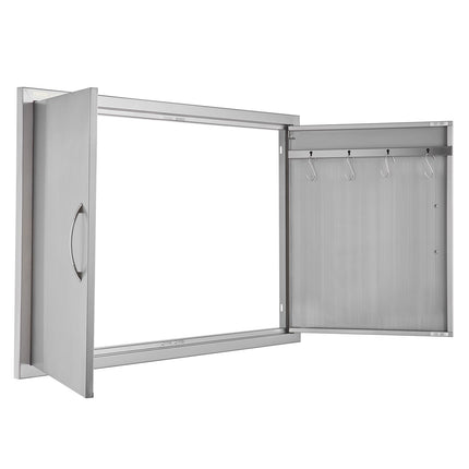 Lauko virtuvės durelės VEVOR BH-020, 990x660 mm