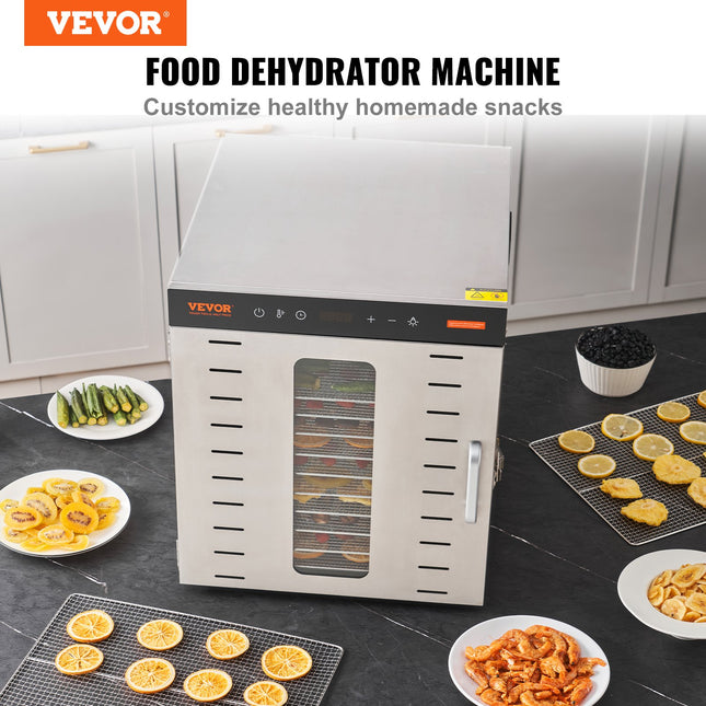 Maisto džiovintuvas VEVOR SS-10X, 1000 W