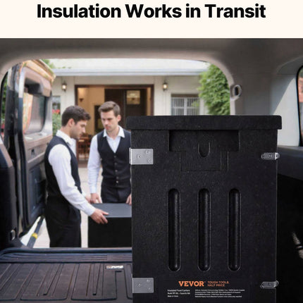 Termoizoliacinė maisto transportavimo dėžė VEVOR EP-90L, 90 l