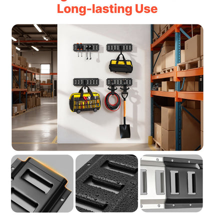 E-Track tvirtinimo bėgelių rinkinys VEVOR JC25-ETR-1.3FT19PCS, 19 dalių