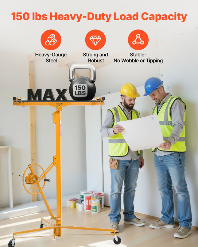 Gipso kartono plokščių keltuvas VEVOR LG-022, 4877 mm