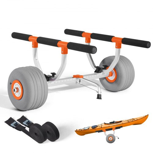 Baidarių ir kanojų vežimėlis VEVOR 2042A, 158,8 kg keliamoji galia