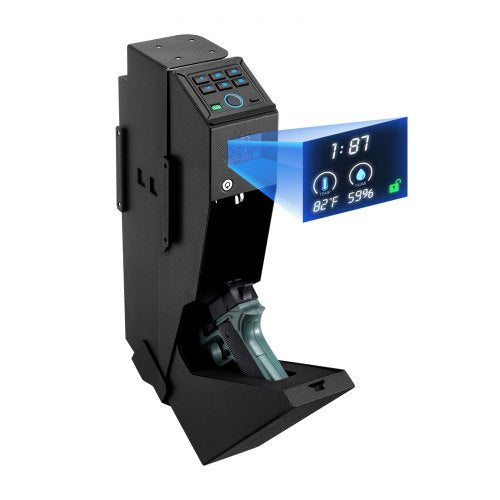 Pistoletų seifas VEVOR C5-LCD, su biometrine spyna ir LCD ekranu