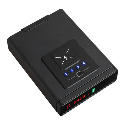 Seifas ginklams VEVOR WX007, su biometrine spyna ir belaidžiu įkrovimu