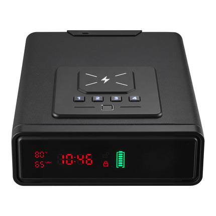 Seifas ginklams VEVOR WX007, su biometrine spyna ir belaidžiu įkrovimu