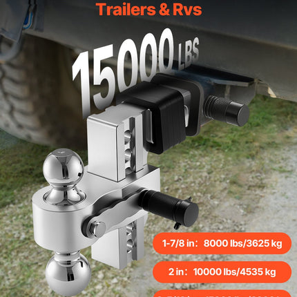 Reguliuojamas priekabos kablys VEVOR AL-2-drop6", 6800 kg galia
