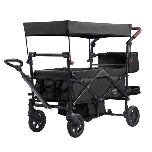 Vežimėlis-vagonėlis dviem vaikams VEVOR IM-662-HS, 25 kg apkrova
