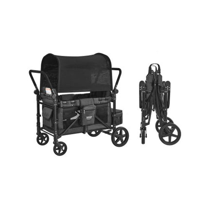 Vežimėlis-vagonėlis keturiems vaikams VEVOR IM4seater-PS, 150 kg apkrova