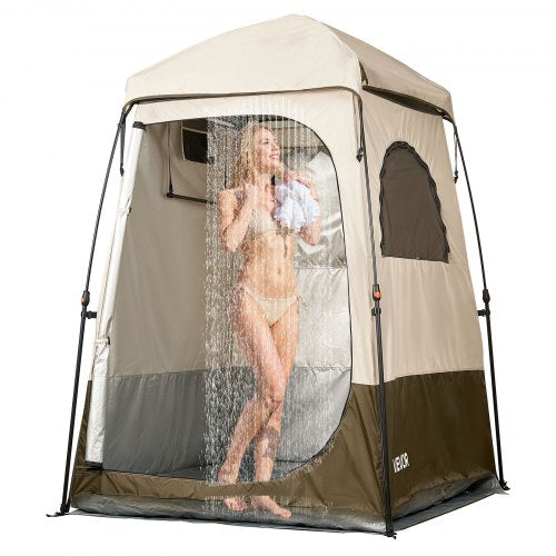 Dušo ir persirengimo palapinė VEVOR YL-fold tent4, 145x145x215 cm