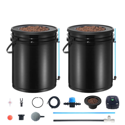 Hidroponinė auginimo sistema VEVOR EHW0002C-DR, 2 talpos po 20 l