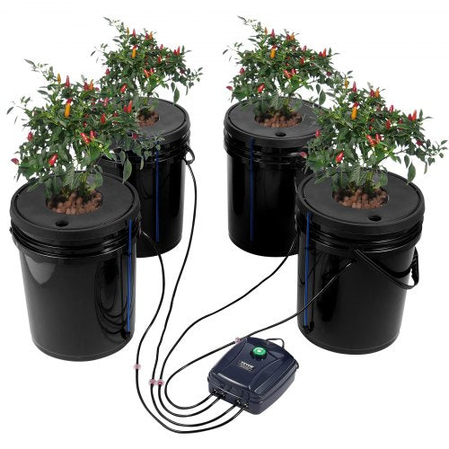 Hidroponinė auginimo sistema VEVOR EHW0004C, 4 talpos po 20 l