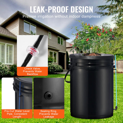 Hidroponinė auginimo sistema VEVOR EHW0004C, 4 talpos po 20 l