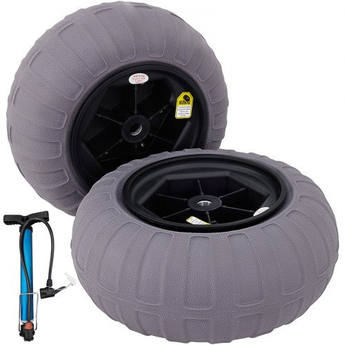 Paplūdimio ratų komplektas VEVOR 16", 2 vnt.