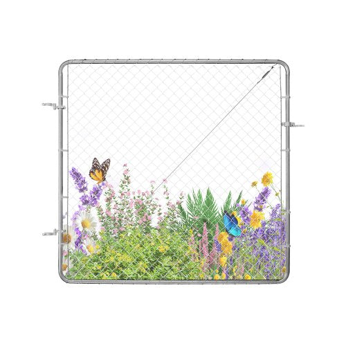 Tinklinės tvoros vartai VEVOR HXGATE-004, 183 x 178 cm