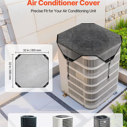 Oro kondicionieriaus išorinio bloko uždangalas VEVOR MTACSF2303, 810 x 810 mm