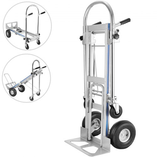 Aliuminis universalus vežimėlis VEVOR 3-in-1, 350 kg keliamoji galia