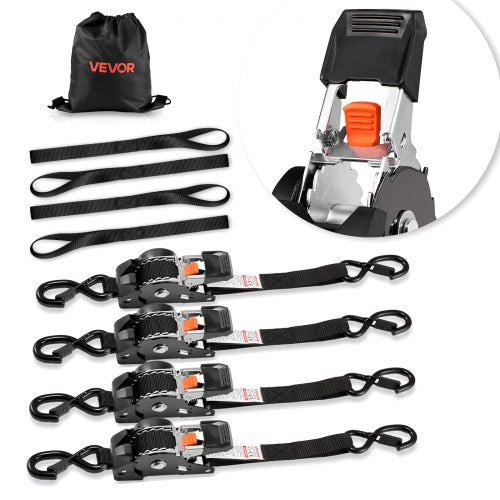 Automatiniai tvirtinimo diržai VEVOR JC2501X10G4PCS, 544 kg trūkimo jėga