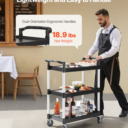 Serviravimo vežimėlis VEVOR SYTCSS10, 136 kg keliamoji galia