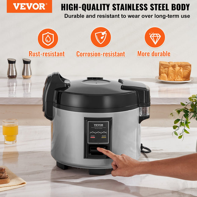 Profesionalus ryžių virimo puodas VEVOR X901, 15 l