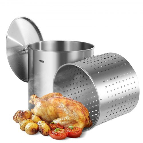 Nerūdijančio plieno puodas VEVOR SP100QT505006S, 94,6 l