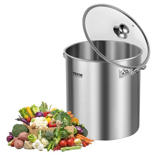 Nerūdijančio plieno puodas VEVOR SP24QT303307D, 22,7 l