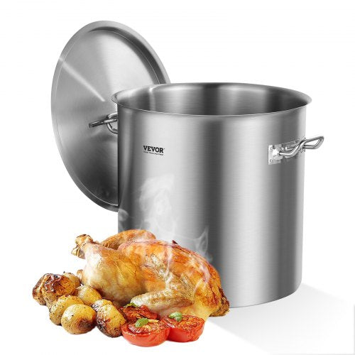 Nerūdijančio plieno puodas VEVOR SP53QT404003D, 50,1 l