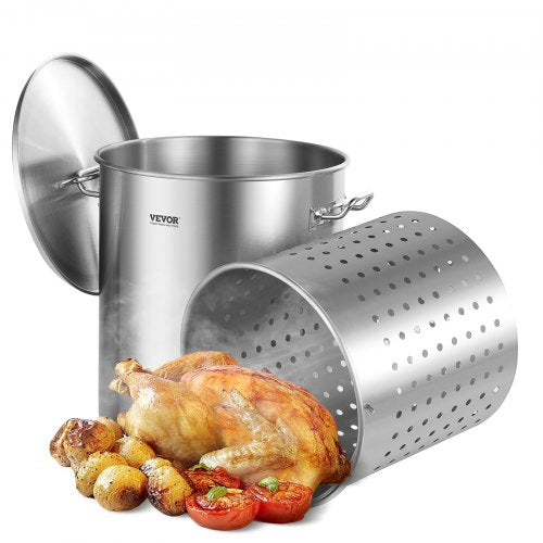 Nerūdijančio plieno puodas VEVOR SP64QT404506S, 54 l