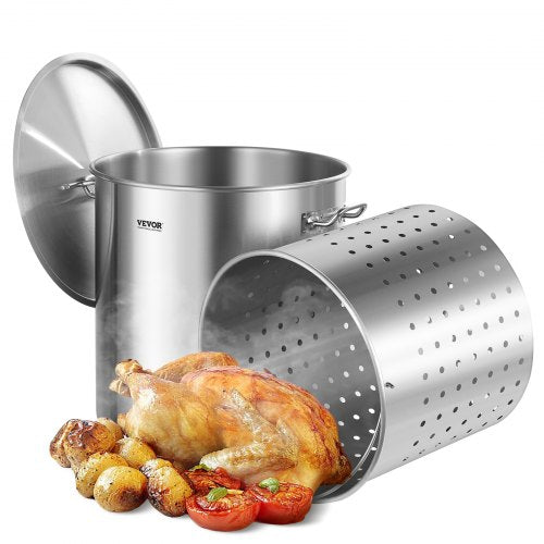 Nerūdijančio plieno puodas VEVOR SP84QT454906S, 79,5 l