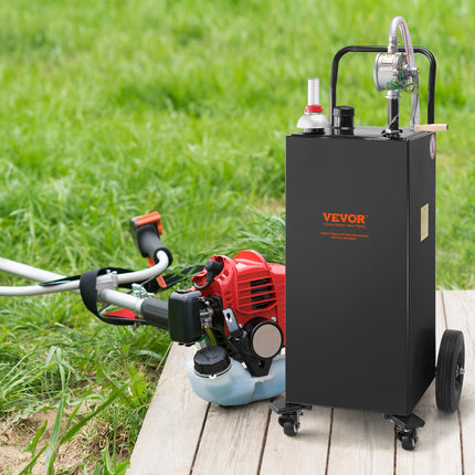 Kuro talpa su ratukais VEVOR 35 Gallon Fuel Caddy, 132 l