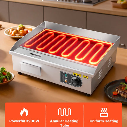 Elektrinis kepimo paviršius VEVOR YS-540-EU, 3200W