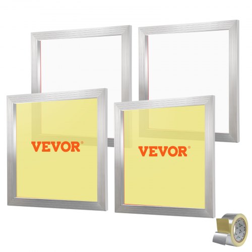 Šilkografijos rėmų rinkinys VEVOR 110 Mesh, 50,8 x 50,8 cm
