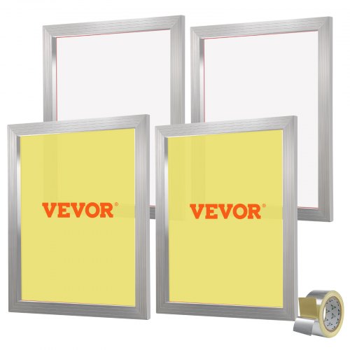 Šilkografijos rėmų rinkinys VEVOR, 4 vnt., 50,8 x 61 cm, 355 mesh
