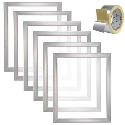Šilkografijos rėmų rinkinys VEVOR 305 Mesh, 50,8 x 61 cm, 6 vnt.