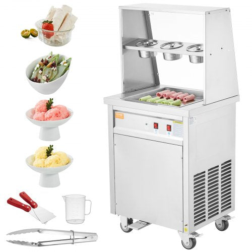 Ledų ritinėlių gaminimo aparatas VEVOR CBJF-1DC-350, 35x35 cm