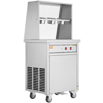 Ledų ritinėlių gaminimo aparatas VEVOR CBJF-1DC-350, 35x35 cm
