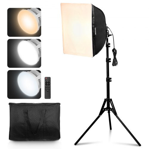 Softbox apšvietimo komplektas VEVOR YX-RGX002, 40x40 cm