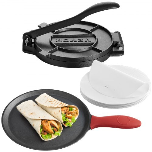 Tortilijų presas VEVOR HES250SET, 25 cm