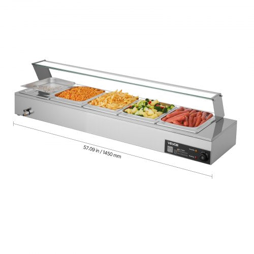 Maisto šildytuvas (Bain Marie) VEVOR M-2215, 1500W