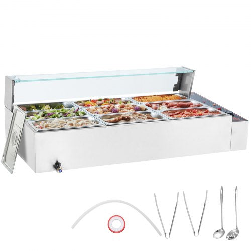 Elektrinis maisto šildytuvas (marmitas) VEVOR M-2333, 1500W