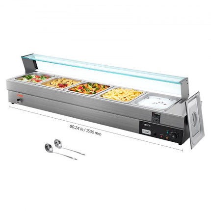 Elektrinis maisto šildytuvas VEVOR SC-TC-215, 1700 W