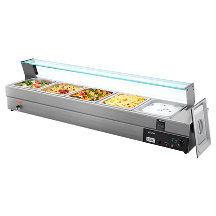Elektrinis maisto šildytuvas VEVOR SC-TC-215, 1700 W