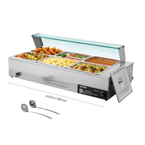 Maisto šildytuvas (Bain Marie) VEVOR M-2223, 1500W