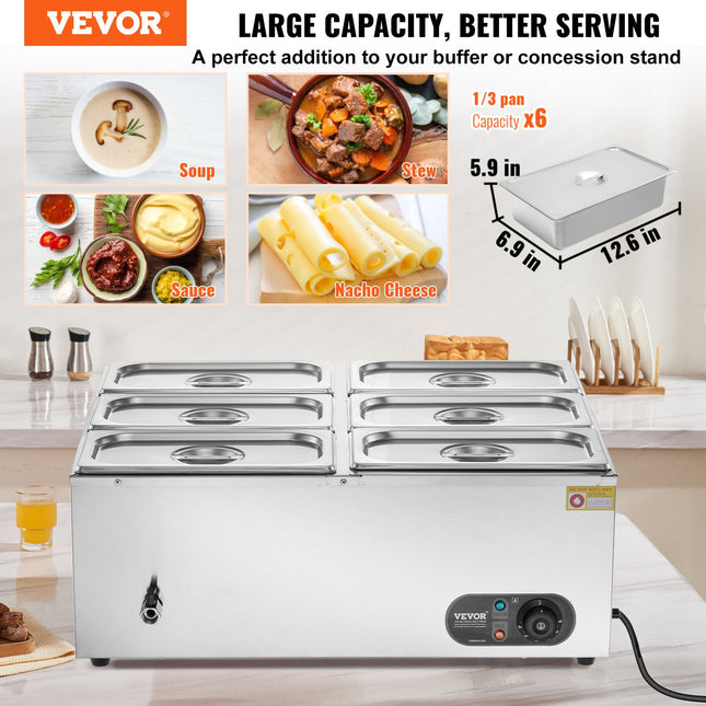 Maisto šildytuvas VEVOR HT-6V, 1500 W