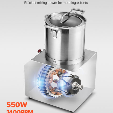 Maisto smulkintuvas VEVOR SC-7304, 4 l talpos