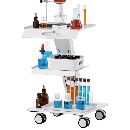 Laboratorinis vežimėlis VEVOR K-SH002, 100 kg apkrova