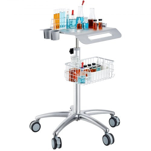 Medicininis ir grožio salonų vežimėlis VEVOR K-SH003, reguliuojamas aukštis 680–1090 mm
