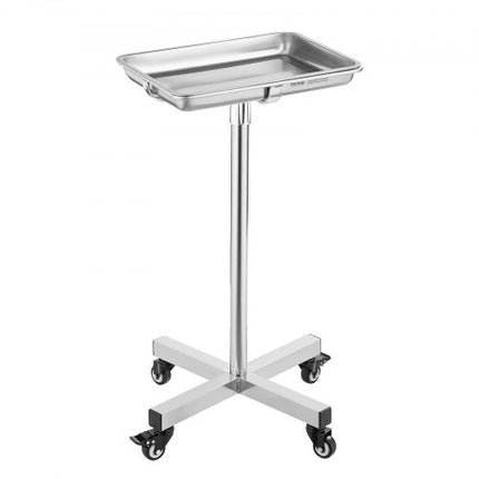 Medicininis instrumentų staliukas VEVOR B1Q01007, reguliuojamas aukštis 840-1325 mm