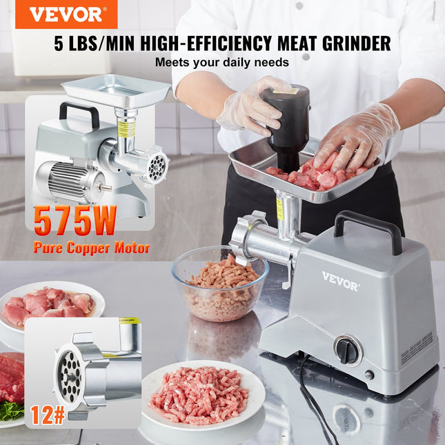 Elektrinė mėsos malimo mašina VEVOR 1A-PG612G, 800 W