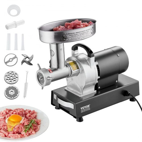 Elektrinė mėsos malimo mašina VEVOR 1A-EG812, 4 kg/min